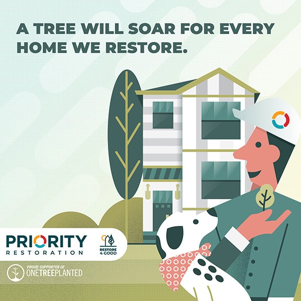 Priority Restoration, Restore 4 Good, A tree will soar for every home we restore.