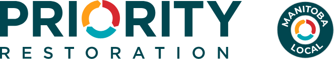 Priority Restoration Manitoba Local Logo